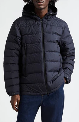 Moncler Chambeyron Quilted Down Jacket Dark Navy Blue at Nordstrom,