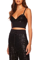 Susana Monaco Stretch Sequin Rib Bralette at Nordstrom,