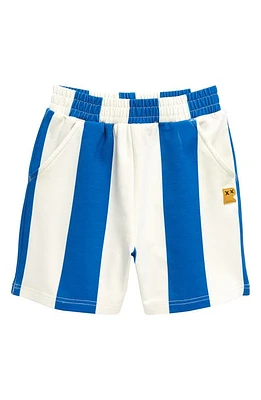 Rock Your Baby Kids' Stripe Shorts Blue/Cream at Nordstrom,