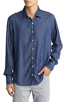 Stone Rose Denim Button-Up Shirt Indigo at Nordstrom,