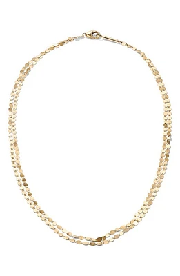 Lana Double Strand Petite Nude Choker in Yellow Gold at Nordstrom, Size 15