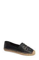 Tory Burch Ines Espadrille in Perfect Black /Silver at Nordstrom, Size 5