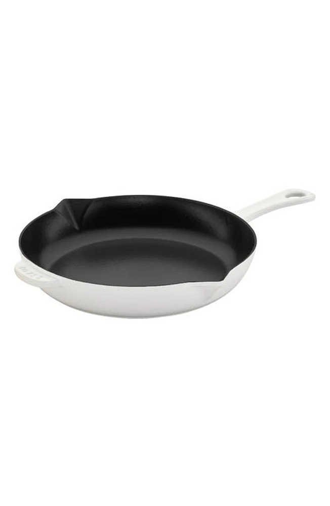 Staub 10-Inch Enameled Cast Iron Fry Pan in White at Nordstrom