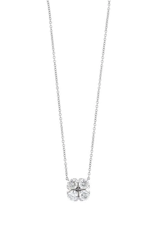 Bony Levy Mika Diamond Pendant Necklace in 18K White Gold at Nordstrom