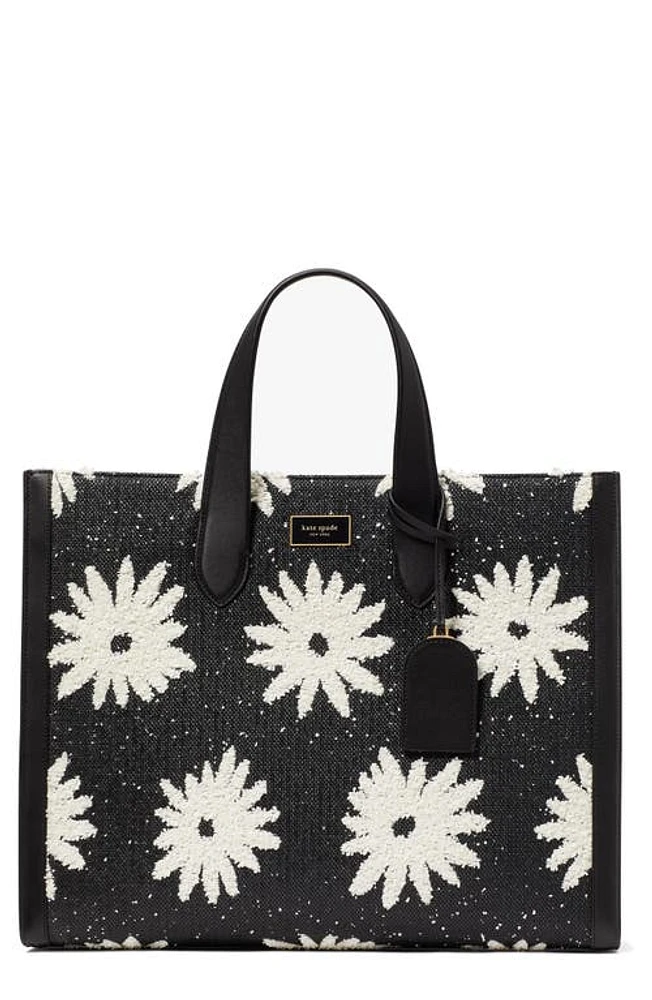 Kate Spade New York manhattan floral tote in Black Multi. at Nordstrom