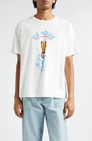 Bode Ice House Cotton Graphic T-Shirt Cream at Nordstrom,