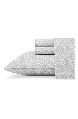 Marimekko Pikkuinen Unikko Floral Sheet Set in Grey at Nordstrom