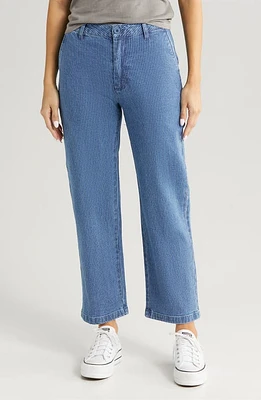 Brixton Victory Pinstripe Jeans Denim at Nordstrom,