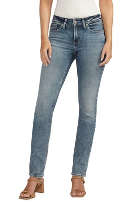 Silver Jeans Co. Suki Curvy Fit Straight Leg Indigo at Nordstrom, 31