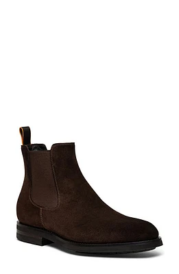 Santoni Enver Chelsea Boot Dark Brown-T50 at Nordstrom,