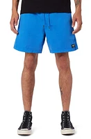 Hudson Jeans Racer Stretch Ripstop Drawstring Shorts Blue at Nordstrom,