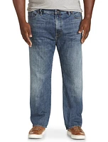 Lucky Brand Jeans Relaxed Straight-Leg Stretch Med Wash at Nordstrom, X