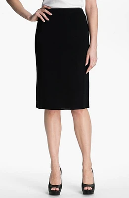 Ming Wang Straight Skirt Black at Nordstrom,