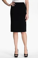 Ming Wang Straight Skirt Black at Nordstrom,