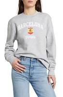 GOLDEN HOUR Barcelona Graphic Sweatshirt in Heather Grey at Nordstrom, Size X-Small