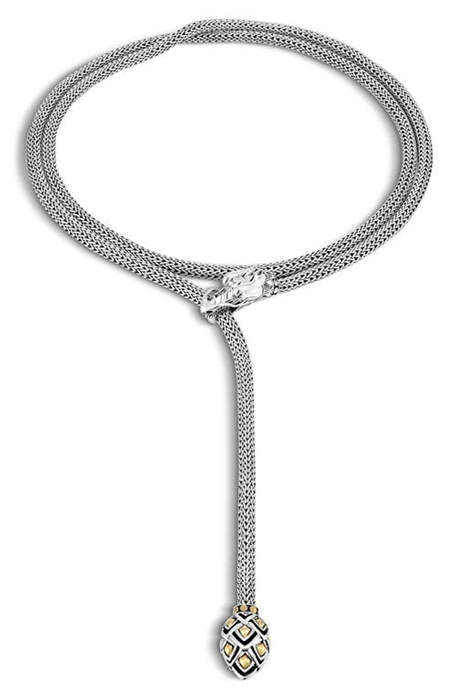 John Hardy Legends Naga Chain Y-Necklace in Silver at Nordstrom