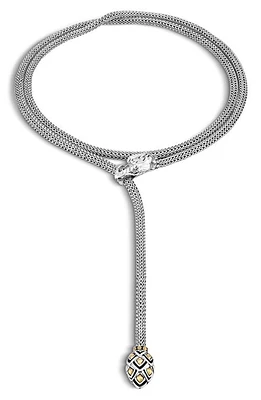 John Hardy Legends Naga Chain Y-Necklace in Silver at Nordstrom