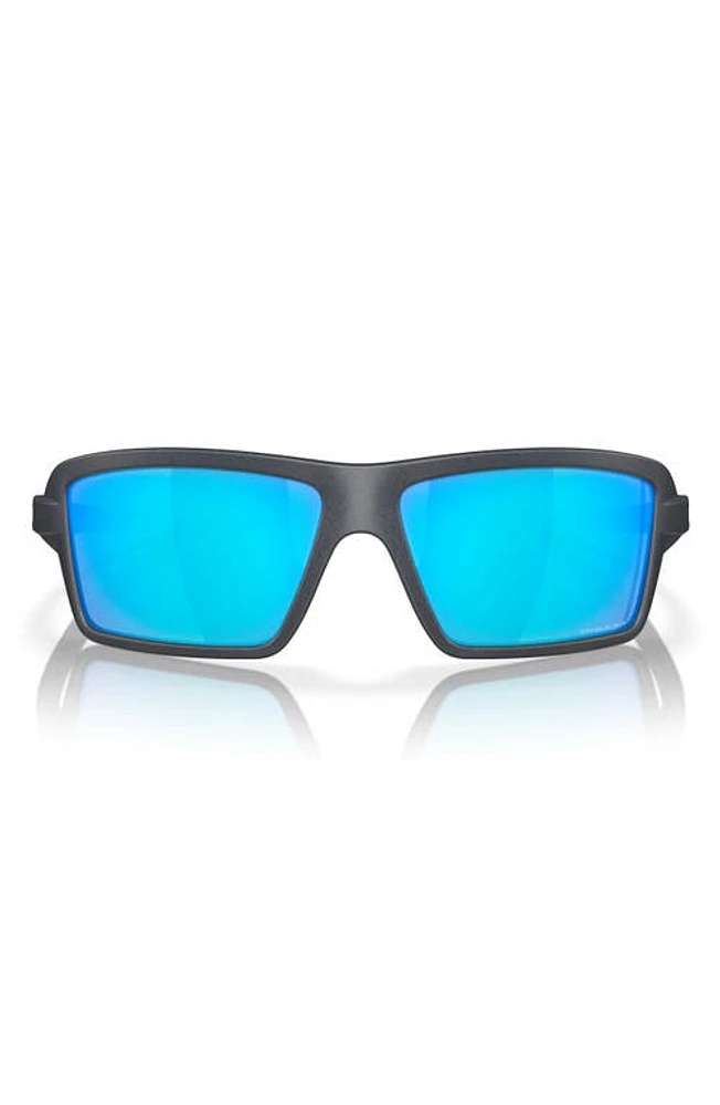 Oakley Cables 63mm Prizm Oversize Rectangular Sunglasses in Sapphire at Nordstrom