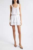 Ramy Brook Carla Lace Sleeveless Minidress White at Nordstrom,