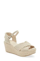 Chocolat Blu Wedge Espadrille Sandal Linen at Nordstrom,