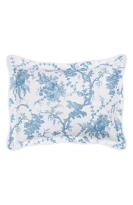 Matouk San Cristobal Toile Cotton Boudoir Sham in Sky at Nordstrom