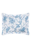 Matouk San Cristobal Toile Cotton Boudoir Sham in Sky at Nordstrom