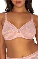 Curvy Couture No-Show Lace Underwire Unlined Bra at Nordstrom,