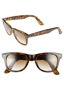 Ray-Ban 50mm Wayfarer Ease Gradient Sunglasses in Light Havana at Nordstrom