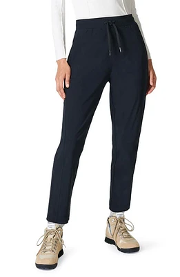 Sweaty Betty Arctic Explorer Drawstring Fleece Pants Black at Nordstrom,