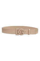 Dolce & Gabbana DG Logo Buckle Leather Belt at Nordstrom,