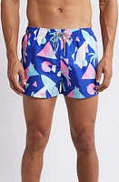 Boardies Overlay Blue Shortie Swim Trunks Multi at Nordstrom,