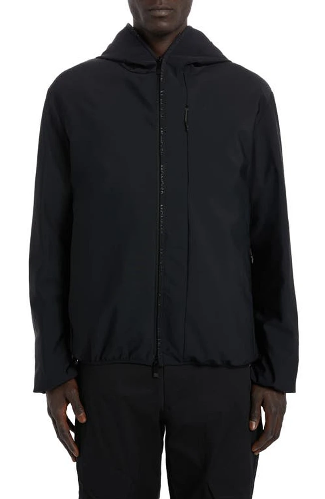 Moncler Iton Hooded Down Jacket Black at Nordstrom,