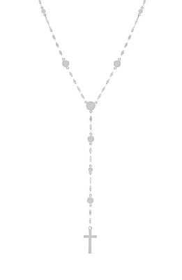 Lana Cross Disc Lariat Necklace in Gold at Nordstrom