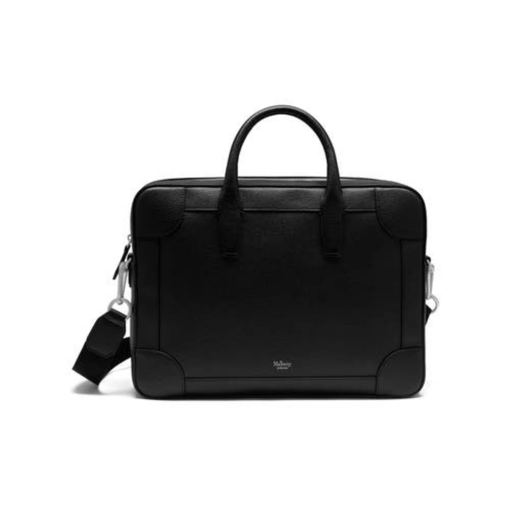 Mulberry Belgrave Leather Briefcase in Black at Nordstrom