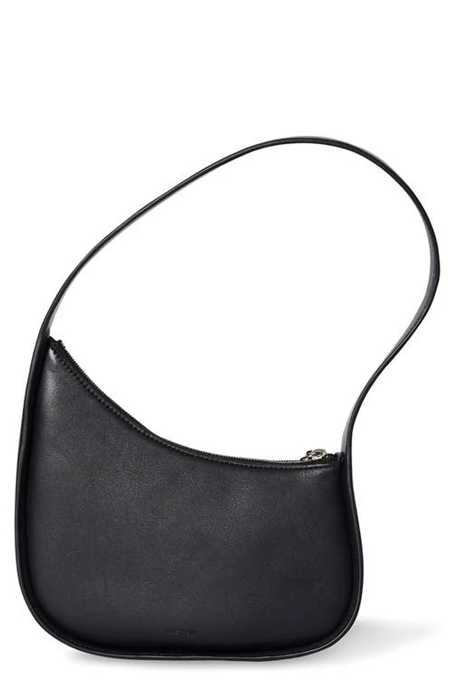 The Row Half Moon Leather Bag in Black at Nordstrom