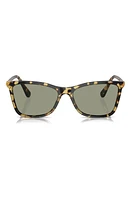 Swarovski 55mm Rectangular Sunglasses in Havana at Nordstrom