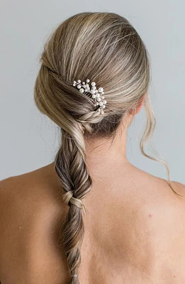 Brides & Hairpins Brooks Imitation Pearl Comb in Silver at Nordstrom