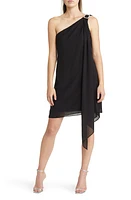 Vince Camuto Rhinestone Detail One-Shoulder Cocktail Dress at Nordstrom,