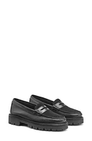 G. H.BASS Whitney Super Lug Sole Penny Loafer Moonless at Nordstrom,