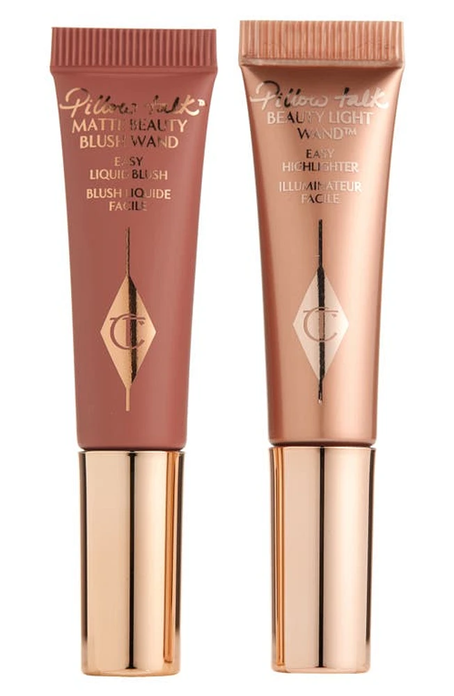 Charlotte Tilbury Pillow Talk Mini Beauty Blush Wand Duo at Nordstrom