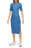 Nike Sportswear Essential Crewneck Midi Dress at Nordstrom,