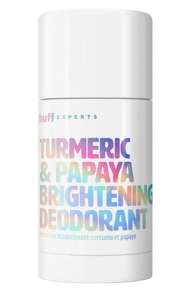 Buff Experts Turmeric & Papaya Brightening Deodorant at Nordstrom, Size 2 Oz