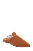 SHEKUDO Lokossa Frayed Pointed Toe Mule Burnt Orange at Nordstrom,