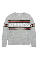 Nordstrom Kids' Sparkle Sweater Grey Heather Kindness at