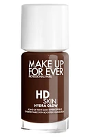 Make Up For Ever HD Skin Hydra Glow Skin Care Foundation with Hyaluronic Acid in 4N78 - Ebony at Nordstrom