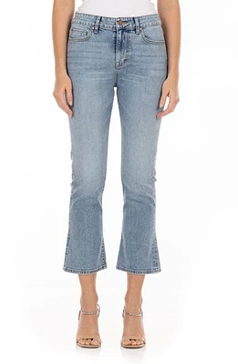 Fidelity Denim Juniper Crop Flare Jeans Calypso at Nordstrom,