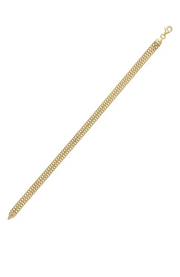 Bony Levy 14K Gold Double Link Bracelet in 14K Yellow Gold at Nordstrom, Size 8