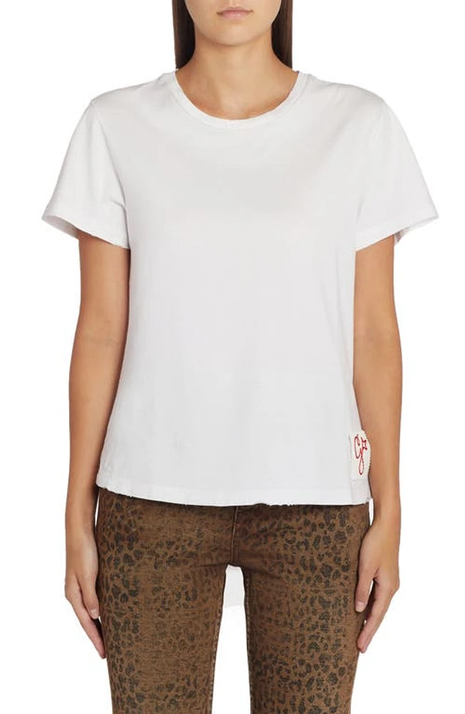 Golden Goose Distressed Slim Fit Cotton Jersey T-Shirt Vintage at Nordstrom