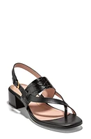 Cole Haan Anica Lux Slingback Sandal Black Leather at Nordstrom,