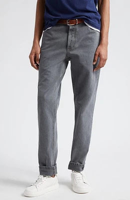 Brunello Cucinelli Button Fly Jeans C8382 Med Grey at Nordstrom, Us